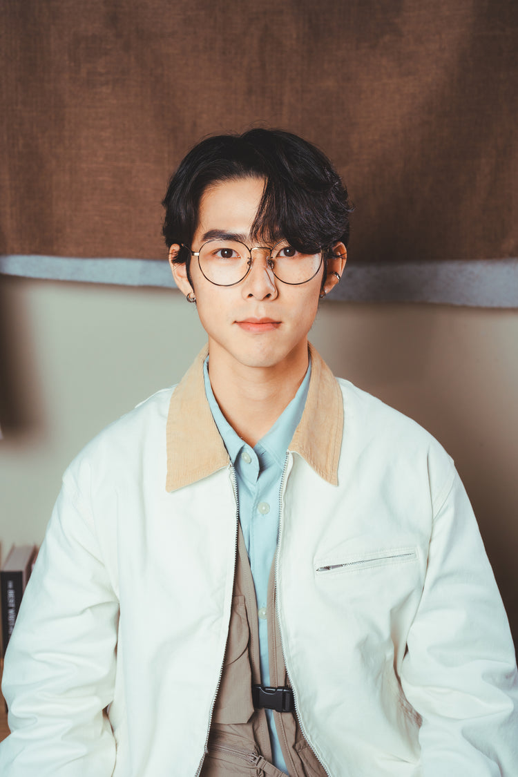 Retro large round glasses frame | GENIC STYLE 102