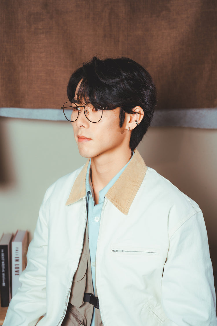 Retro large round glasses frame | GENIC STYLE 102