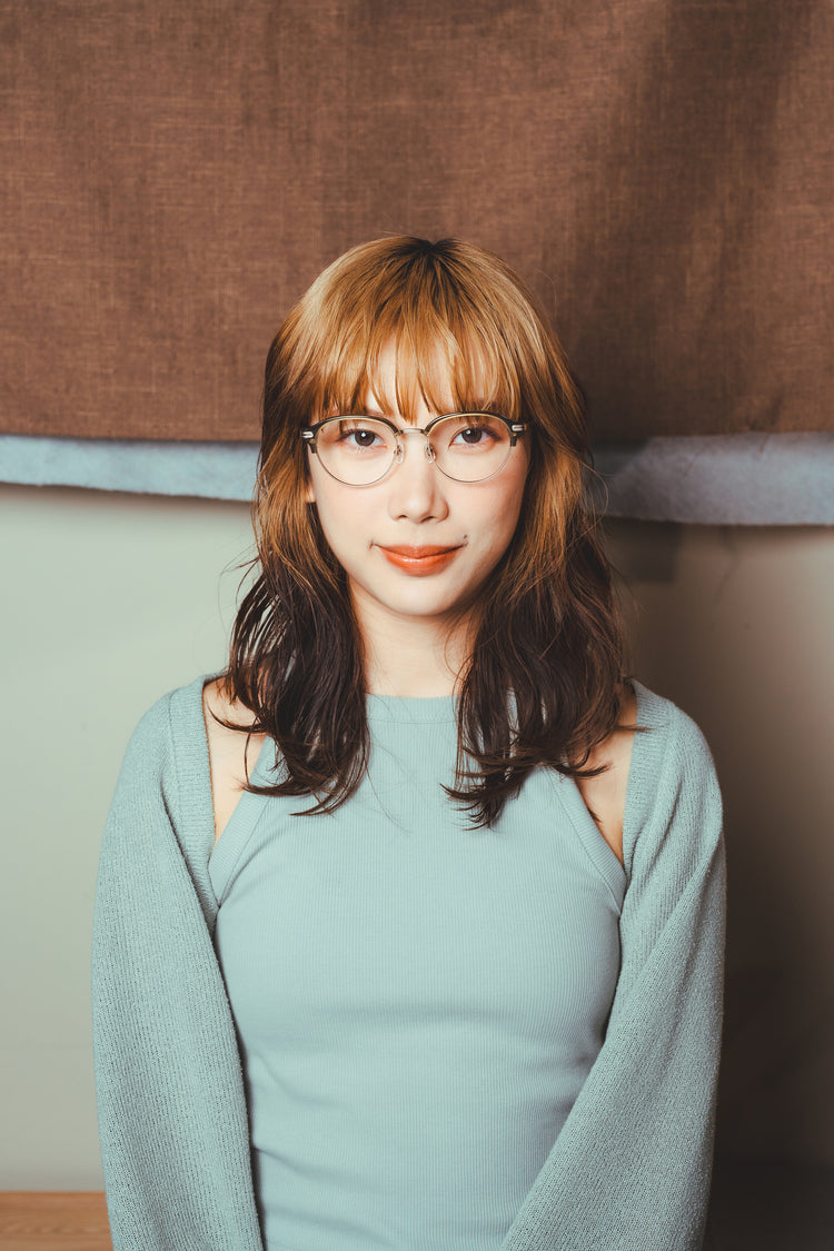 American classic round eyebrow glasses frame | GENIC STYLE 122