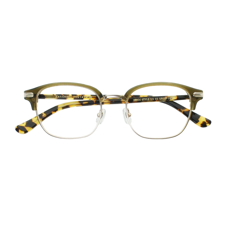 American classic square eyebrow glasses frame | GENIC STYLE 121