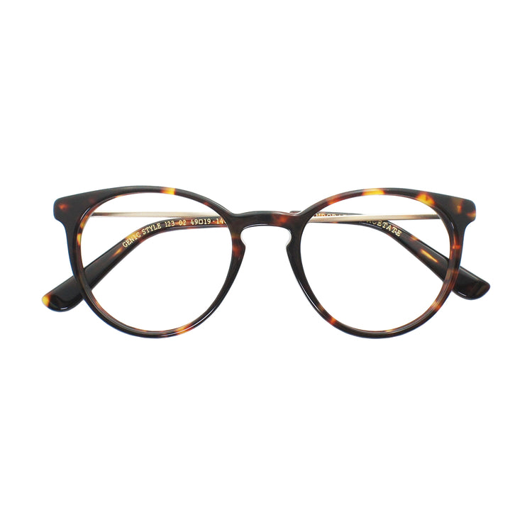 High nose pads, pear-shaped glasses frames | GENIC STYLE 123