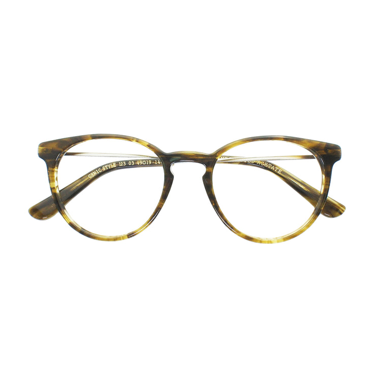 High nose pads, pear-shaped glasses frames | GENIC STYLE 123
