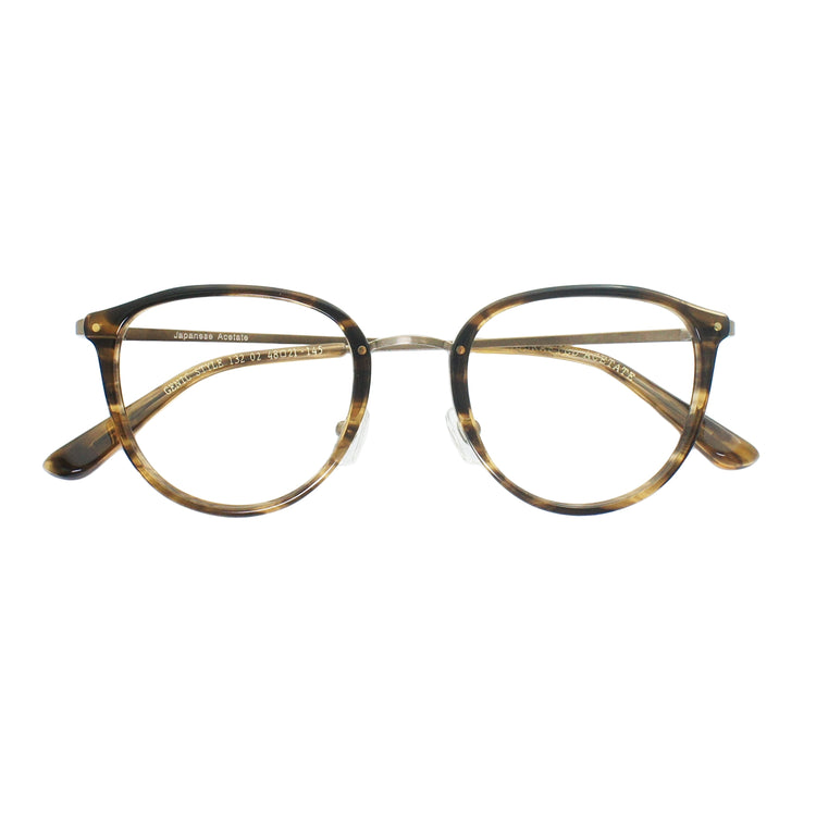 Imperial pear-shaped glasses frame | Japanese handmade plates | GENIC STYLE 132