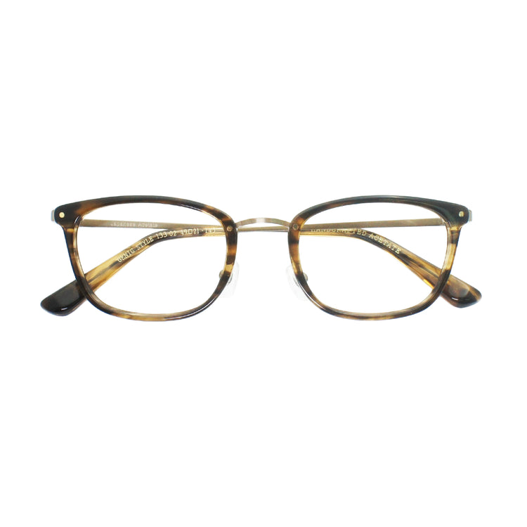 Business square glasses frame | Japanese handmade plates | GENIC STYLE 133