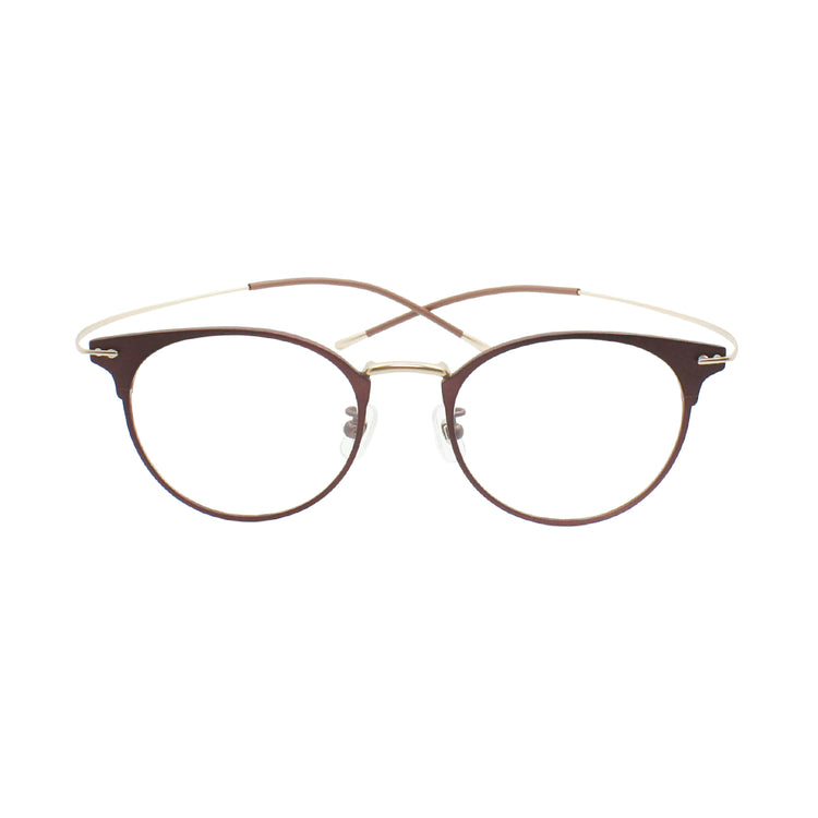 Ultra-light titanium series | Unisex round glasses frame | GENIC STYLE 134