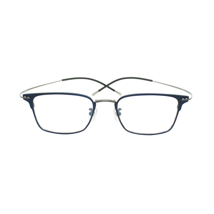 Ultra-light titanium series | Two-color square glasses frame | GENIC STYLE 135