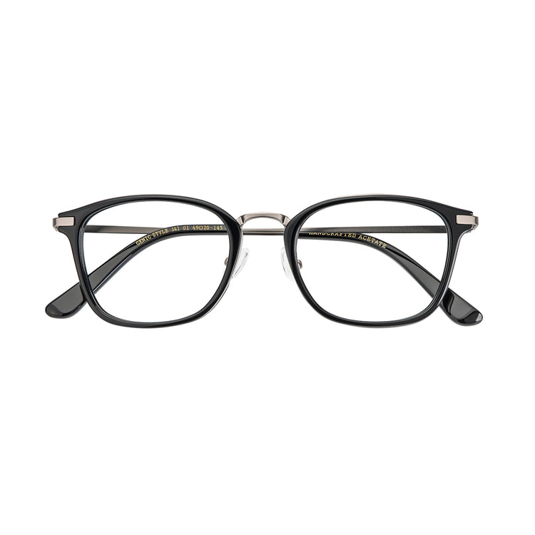 European metal hoop glasses frame | Italian handmade plates | GENIC STYLE 141