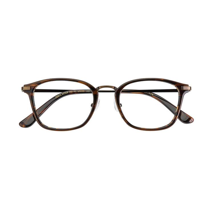 European metal hoop glasses frame | Italian handmade plates | GENIC STYLE 141