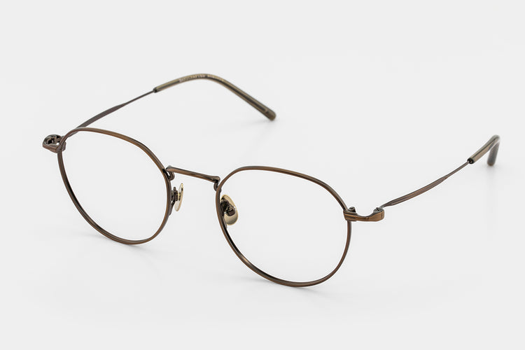Versatile crown-shaped small metal eyeglass frames | GENIC STYLE 145