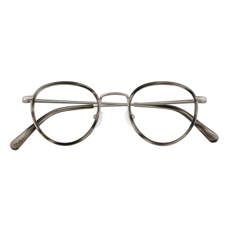 European metal hoop glasses frame | Italian handmade plates | HUMPHREY