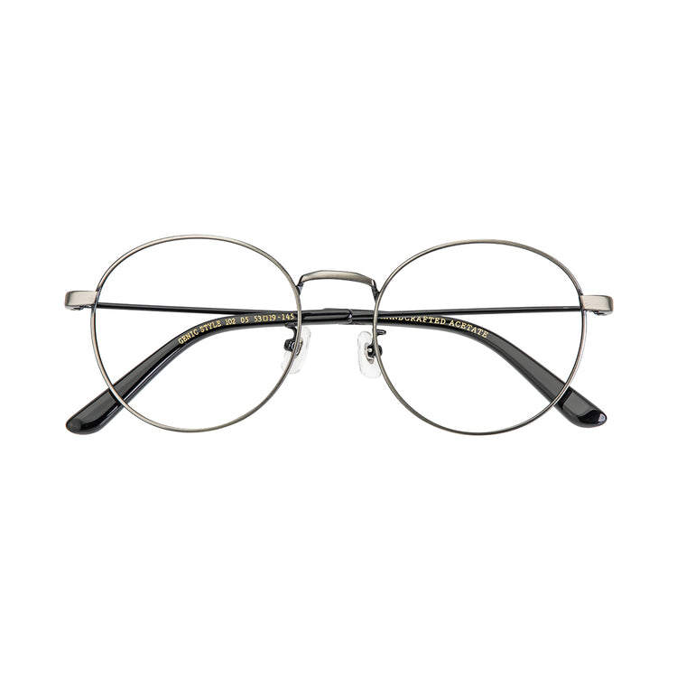 Retro large round glasses frame | GENIC STYLE 102