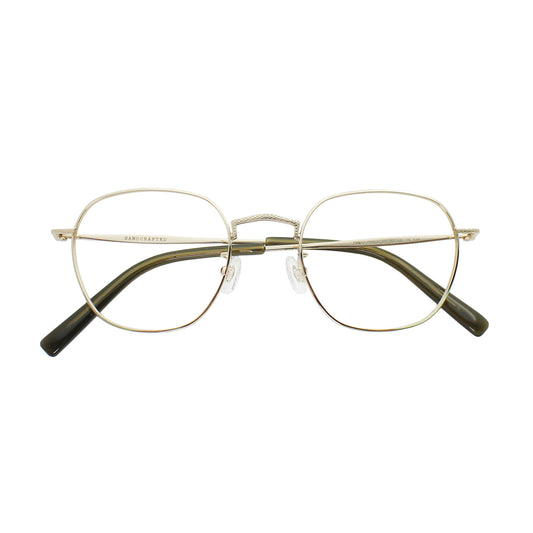 Versatile mesh small-rim metal glasses frame | GENIC STYLE 124