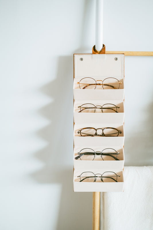 Glasses storage box | Can hold 5 pairs of glasses | GENIC CASE