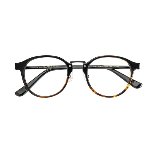 簡約中金眼鏡框 | 意大利手工板材 | GENIC STYLE 139