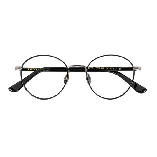 厚金邊梨形眼鏡框 | GENIC STYLE 142 | 深度數適用